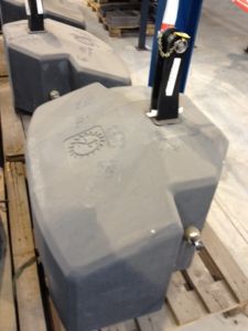 Frontweights Zuidberg 800 kg beton gewicht