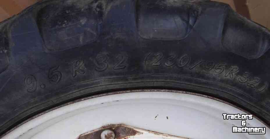 Wheels, Tyres, Rims & Dual spacers  Alliance 11.2R44 + Kleber 9.5R32 Cultuurwielen 12 mm profiel