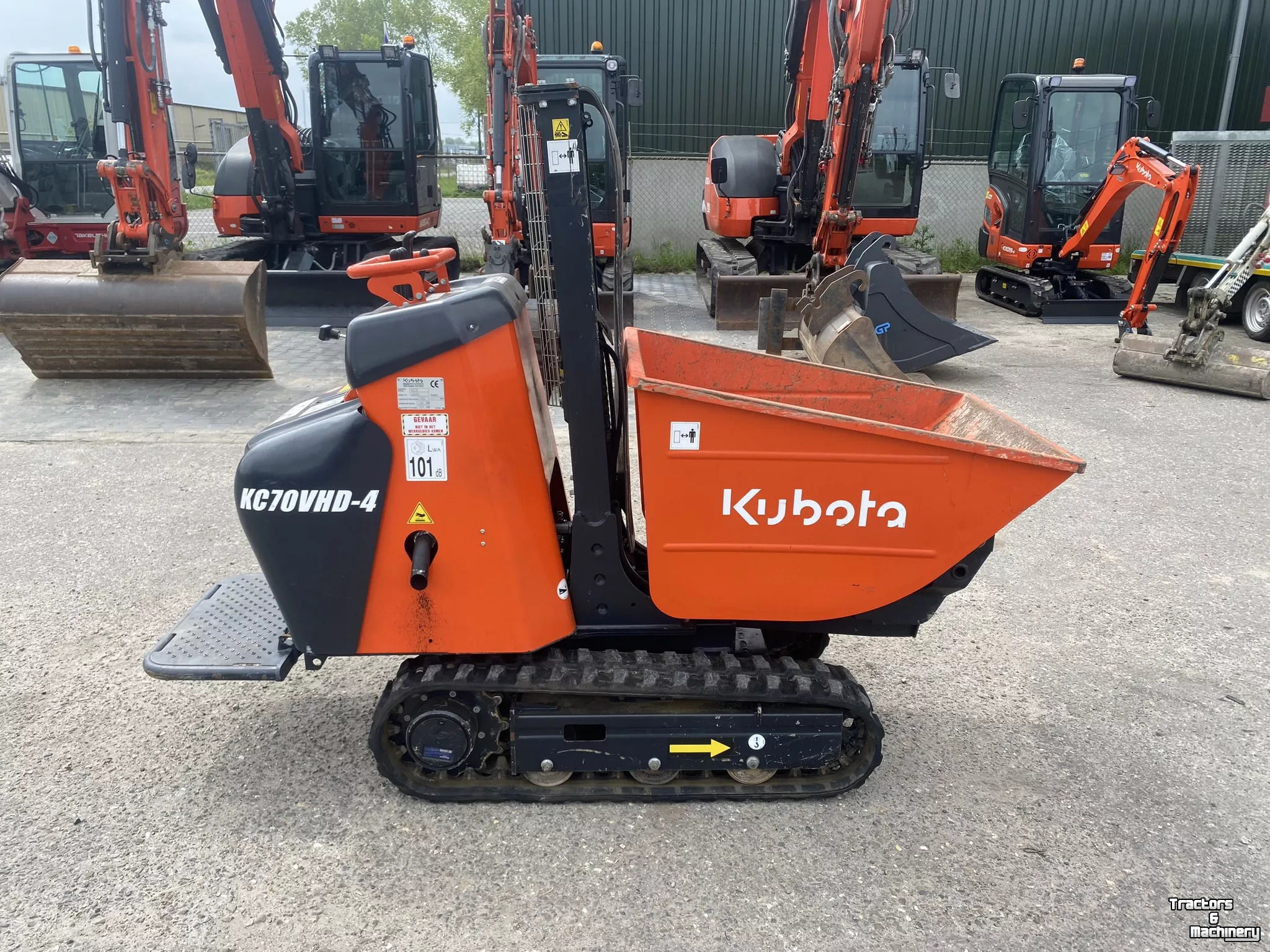 Tracked Earth-dumper Kubota KC 70 VHD-4 Rupsdumper