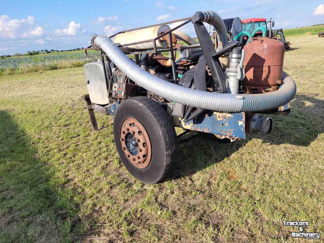 Stationary engine/pump set DAF Motorpompset 6 cilinder Daf 615 met Landini fms80/3 pomp