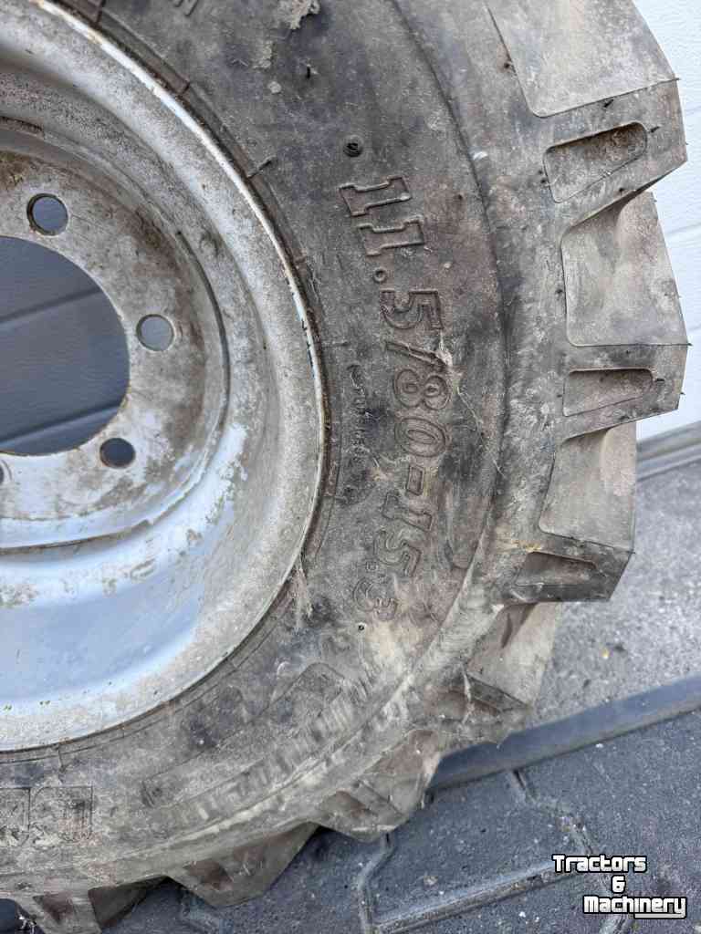Wheels, Tyres, Rims & Dual spacers BKT BKT 11.5/80-15.3 inclusief velg