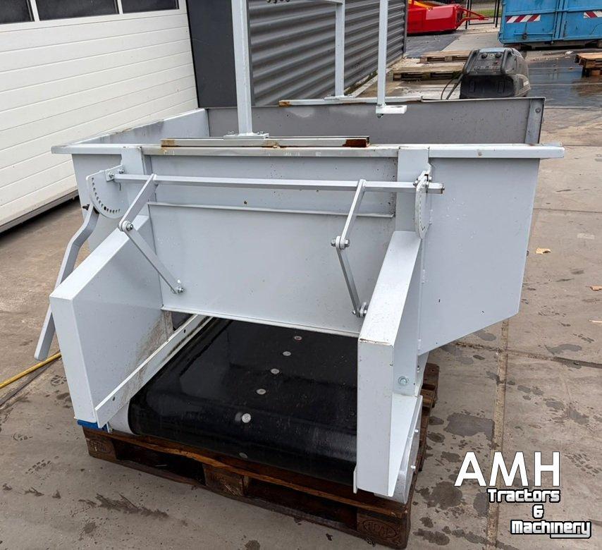Conveyor  1500X800 Bunker met uitvoerband, Feed hopper with discharge conveyor, Dosierbunker mit Austragsband
