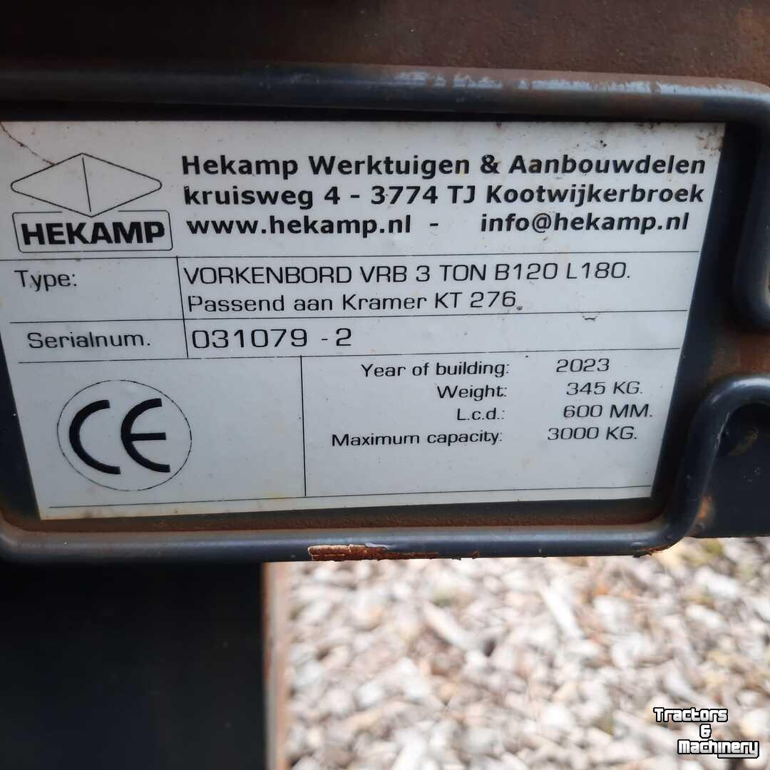 Front-end loader Hekamp Voorzetstukken