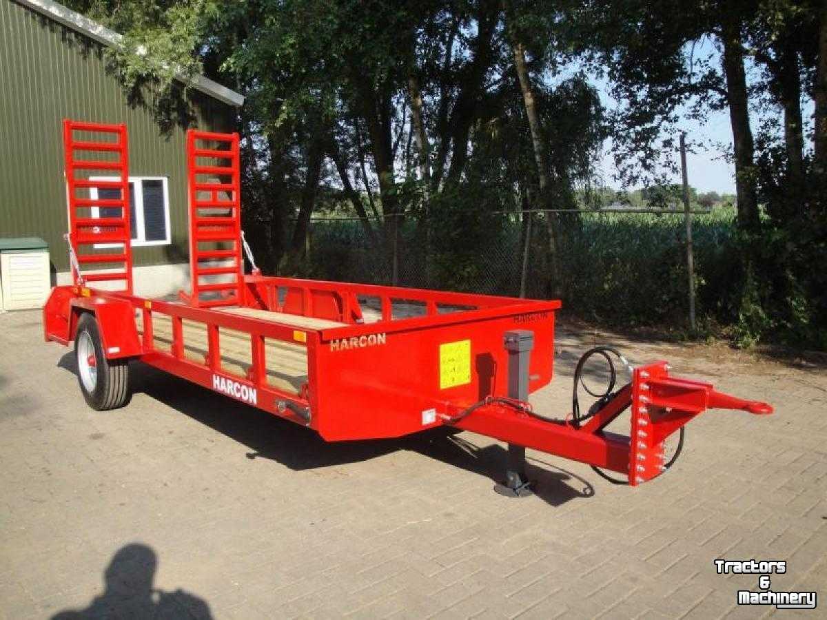 Low loader / Semi trailer Harcon KOW 5000 Kuip Oprijwagen