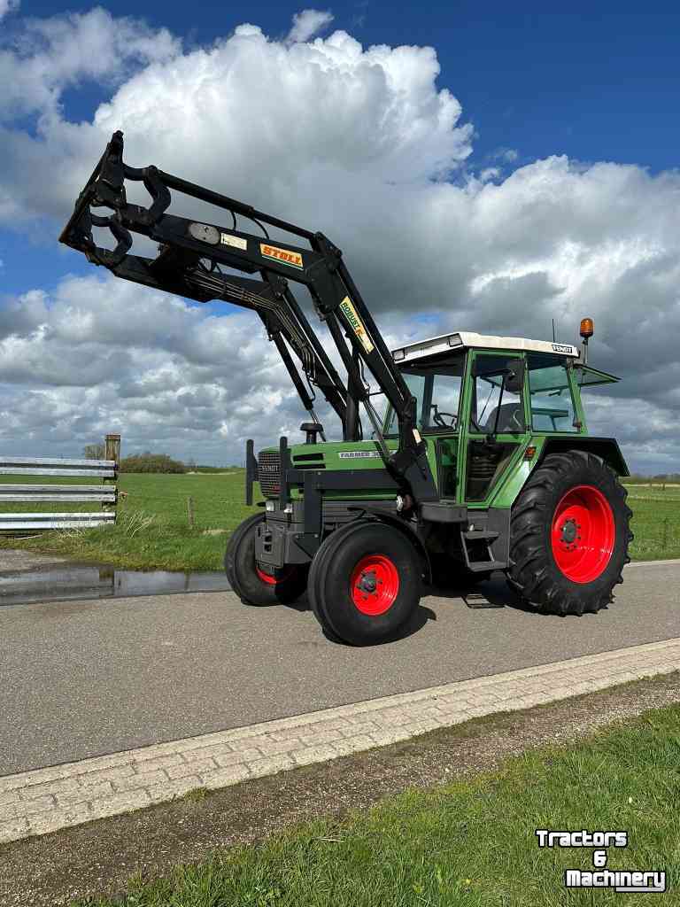 Tractors Fendt Farmer 308 LS met Stoll voorlader