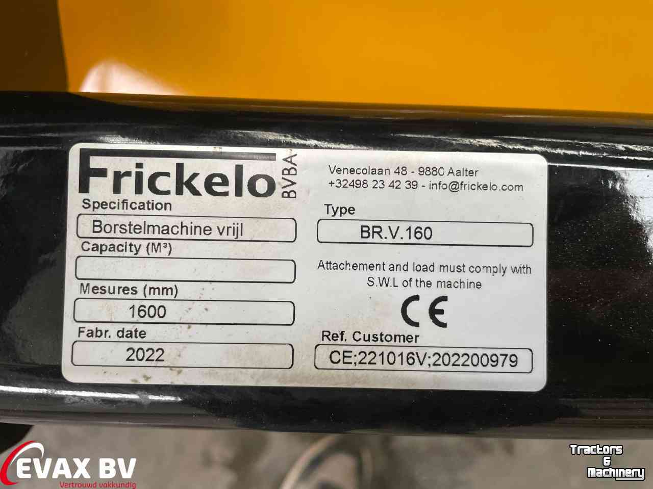 Sweeper  Frickelo Veegmachine 1600mm