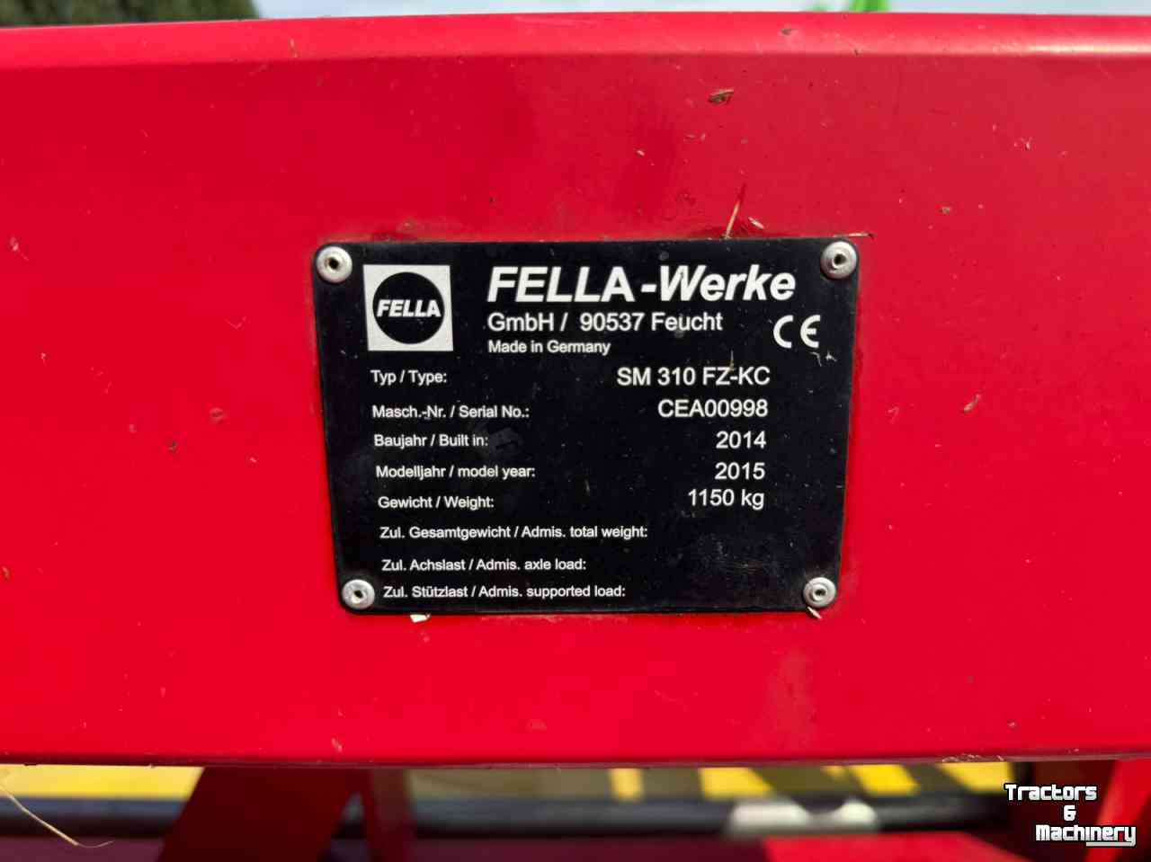 Mower Fella Triple maaier met kneuzer | SM 991 TL-KC | SM 310 FZ-KC