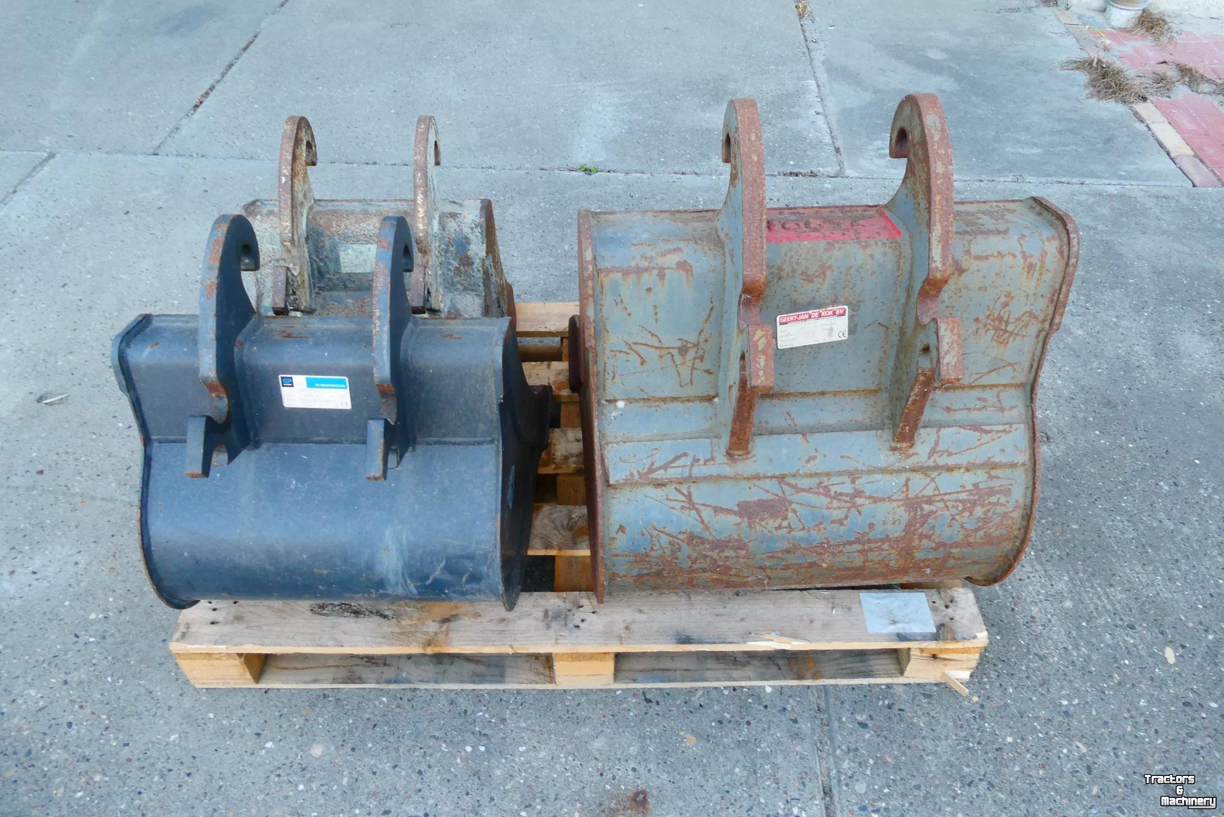 Excavator buckets GP Dieplepelbakken CW05