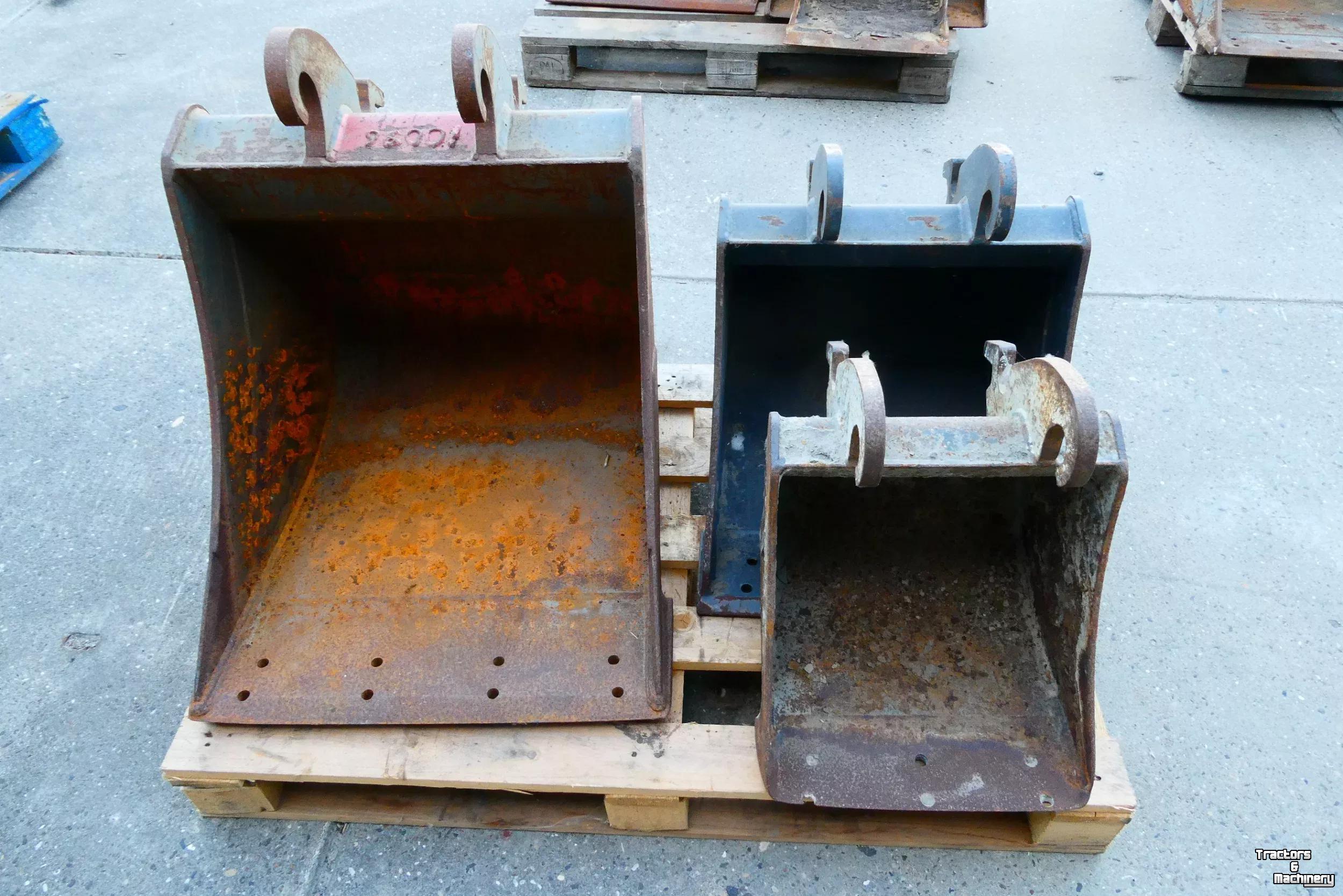 Excavator buckets GP Dieplepelbakken CW05