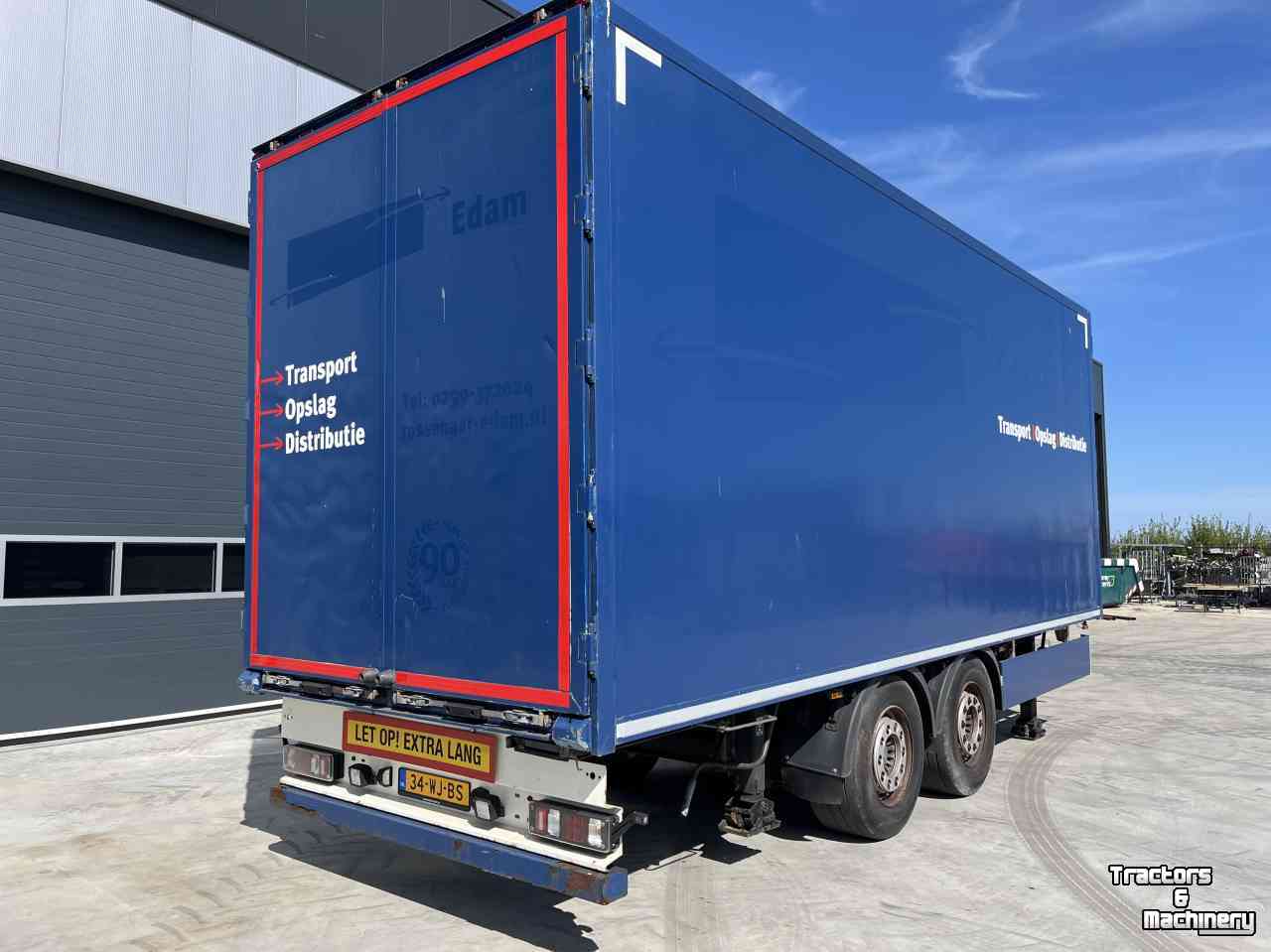 Low loader / Semi trailer  Hertoghs LZV wipkar