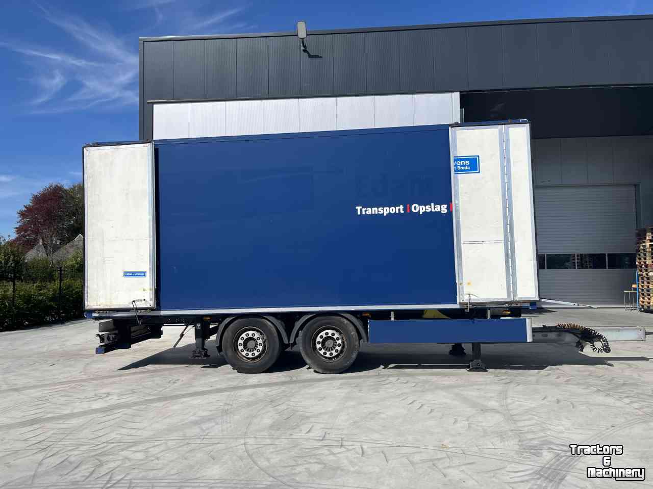 Low loader / Semi trailer  Hertoghs LZV wipkar