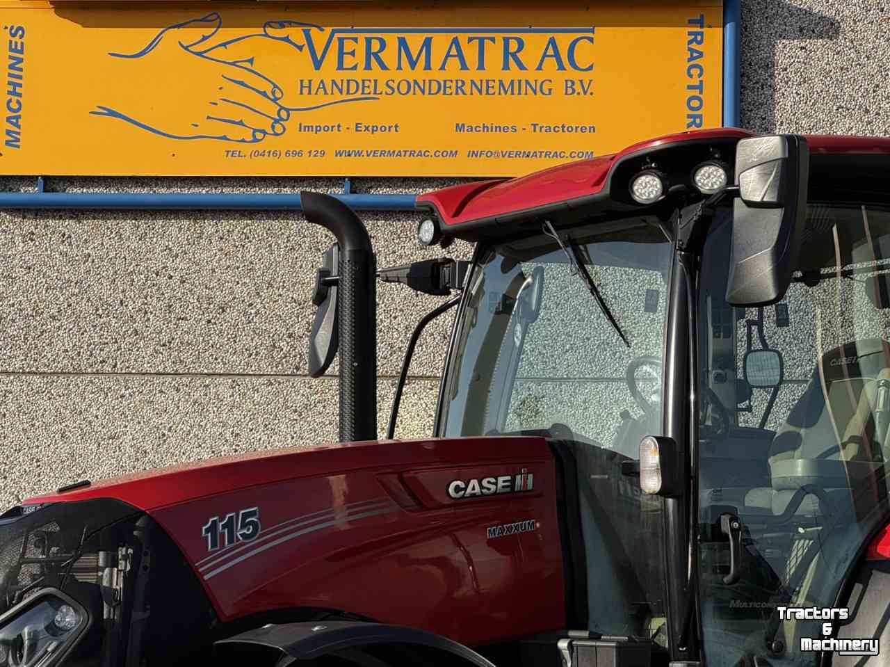 Tractor Case-IH Maxxum 115 Active 8  vol geveerd 40km