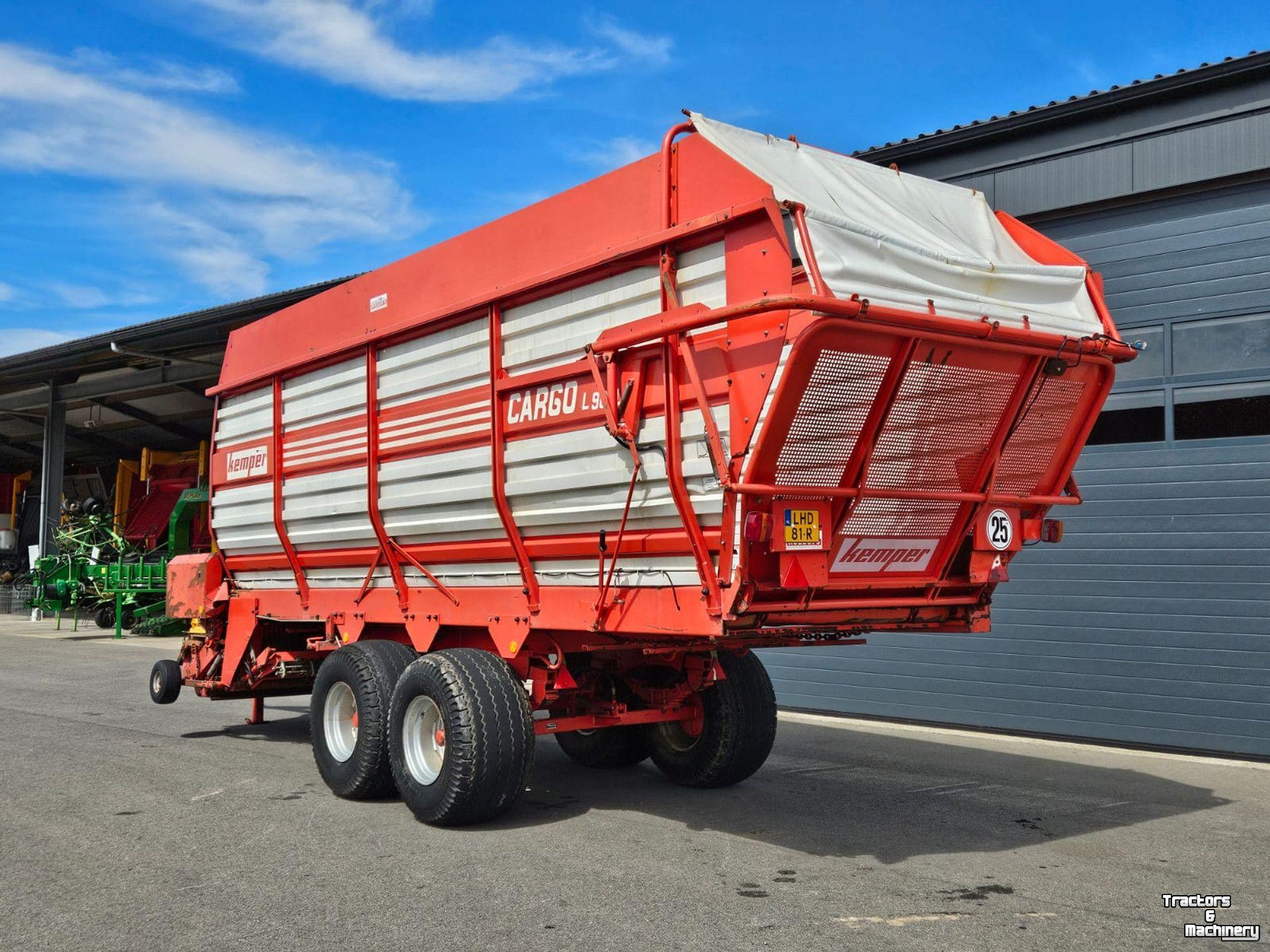 Silage wagon Kemper CARGO L 9000 Cargo L9000 Opraapwagen