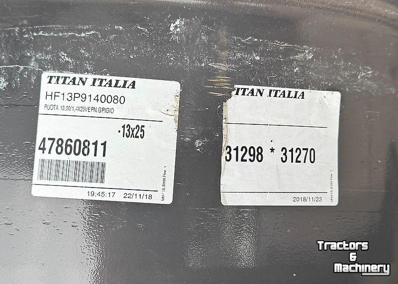 Wheels, Tyres, Rims & Dual spacers  Case 13.00-25/1.4 velg voor 17.5R25 - 12 gaats