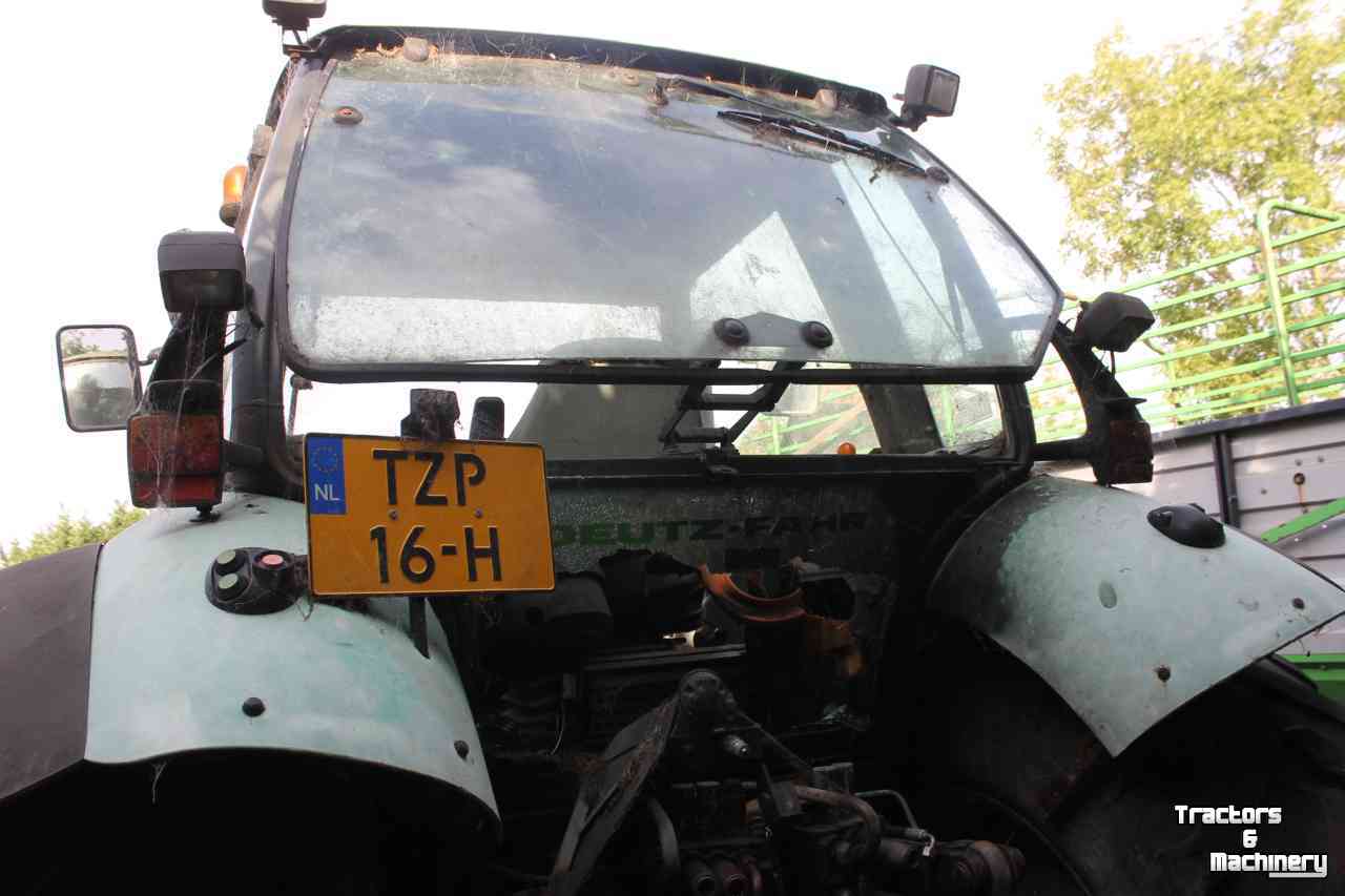 Tractor Deutz-Fahr Agrotron 150 MK2 schadetrekker 7-liter Deutz motor tractor defect brandschade