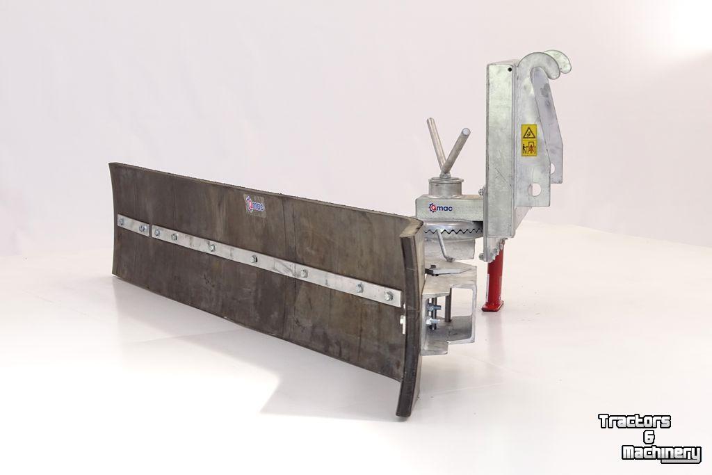 Rubber yard scraper Qmac 180 MECH SCHUIN+HOEK WEIDEMANN HAAK