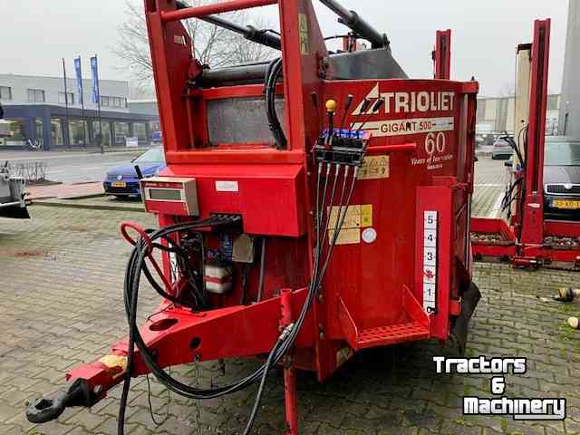Vertical feed mixer Trioliet GIGANT 500 snijmes