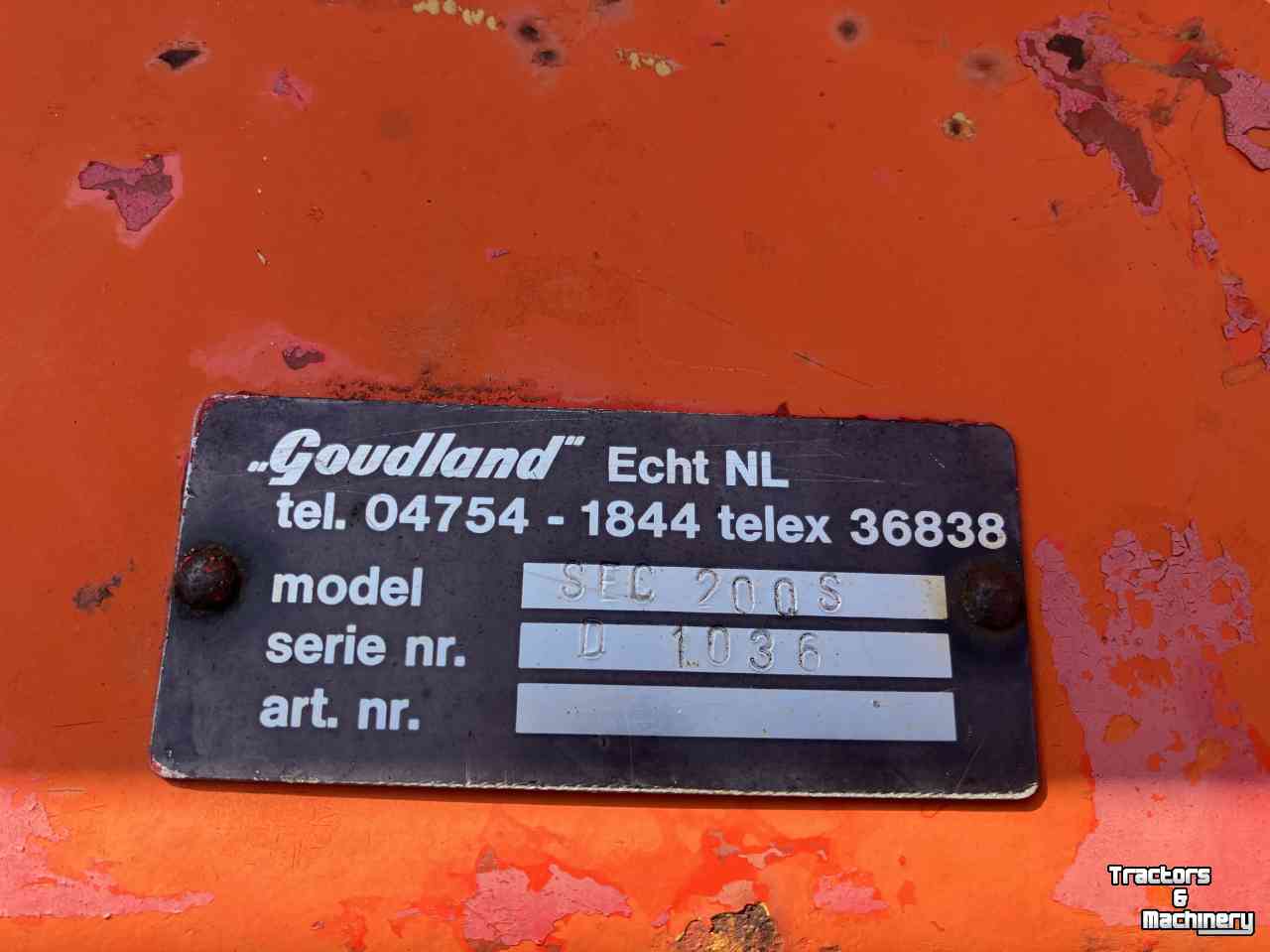 Rotary Tiller Goudland SEC200S