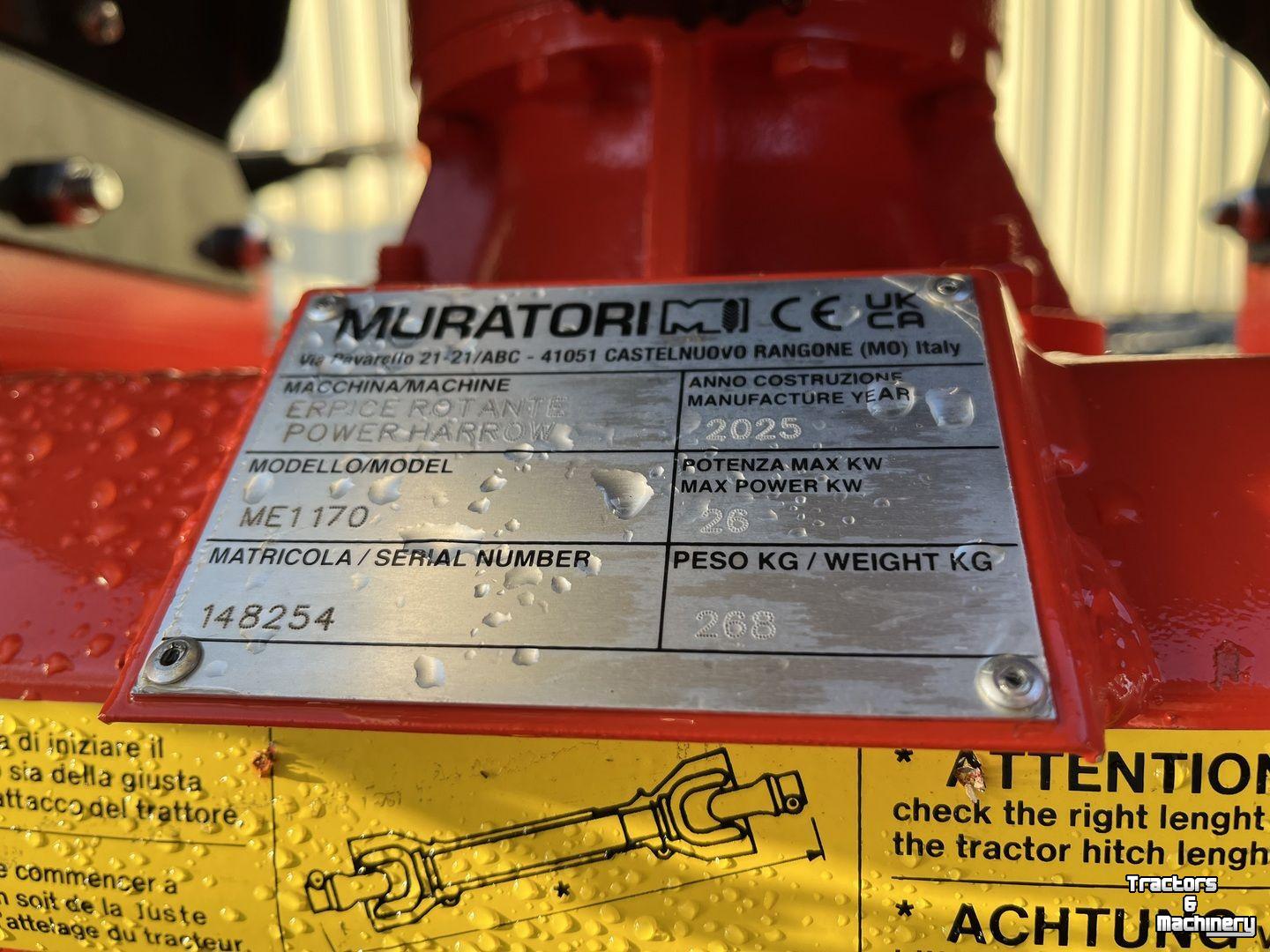 Rotary Harrow Muratori Overig