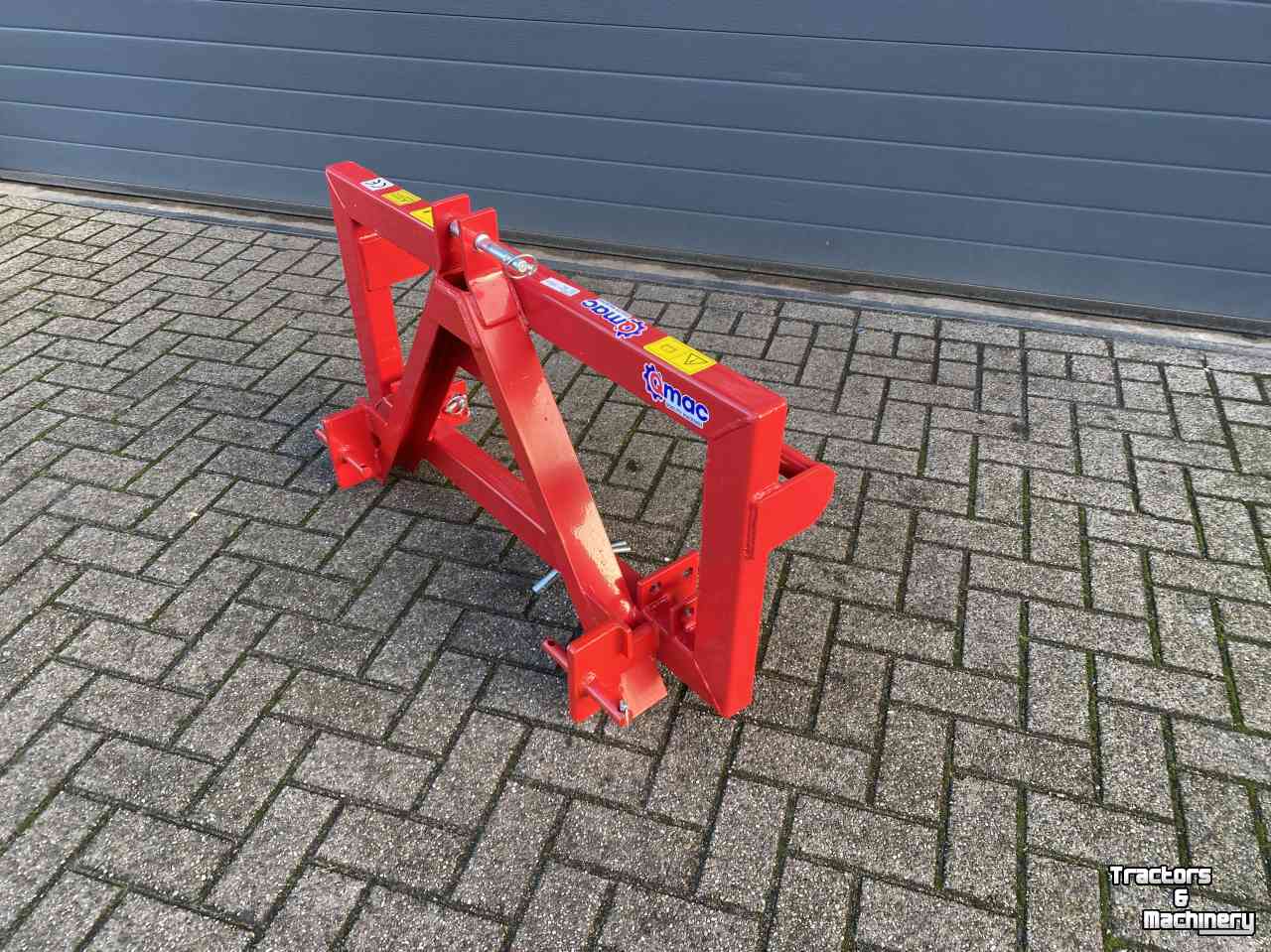 Front-end loader Qmac Verloopadapter Euro Driepunt Nieuw