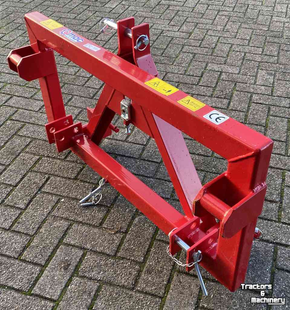 Front-end loader Qmac Verloopadapter Euro Driepunt Nieuw