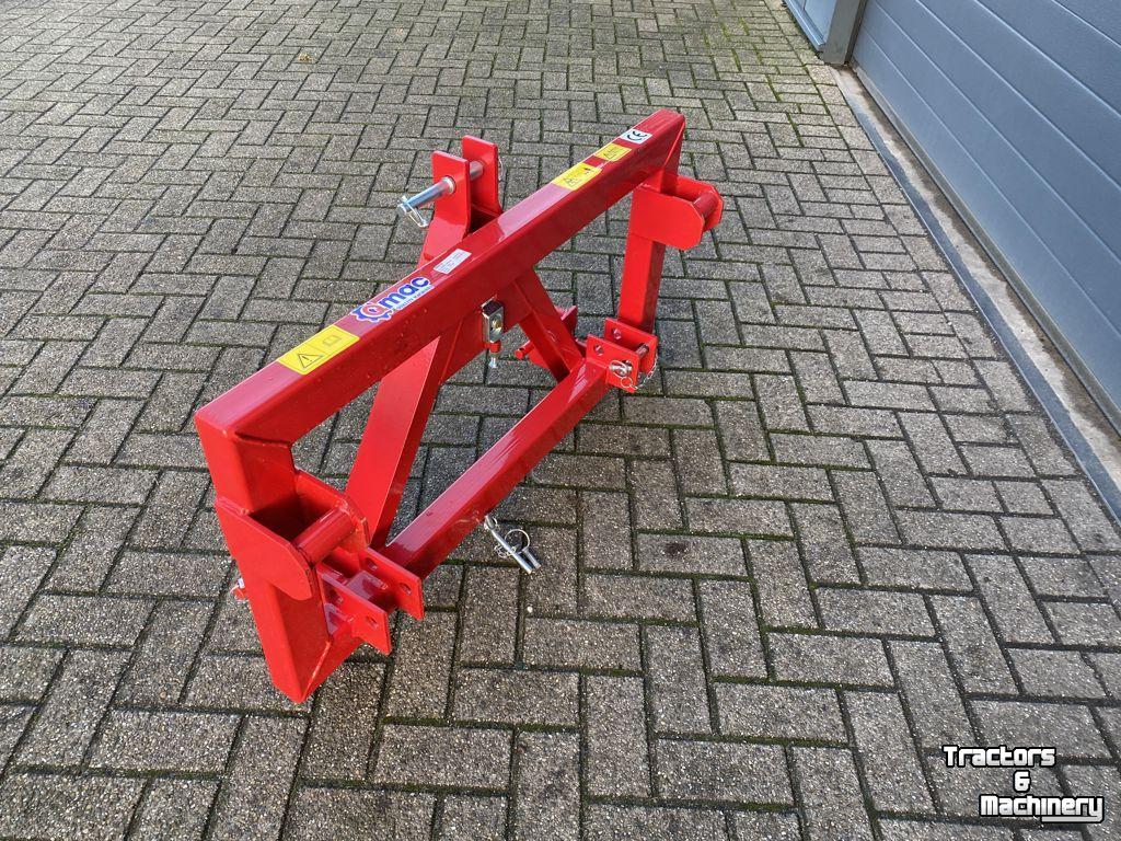 Front-end loader Qmac Verloopadaptor cat2+accord>Euro