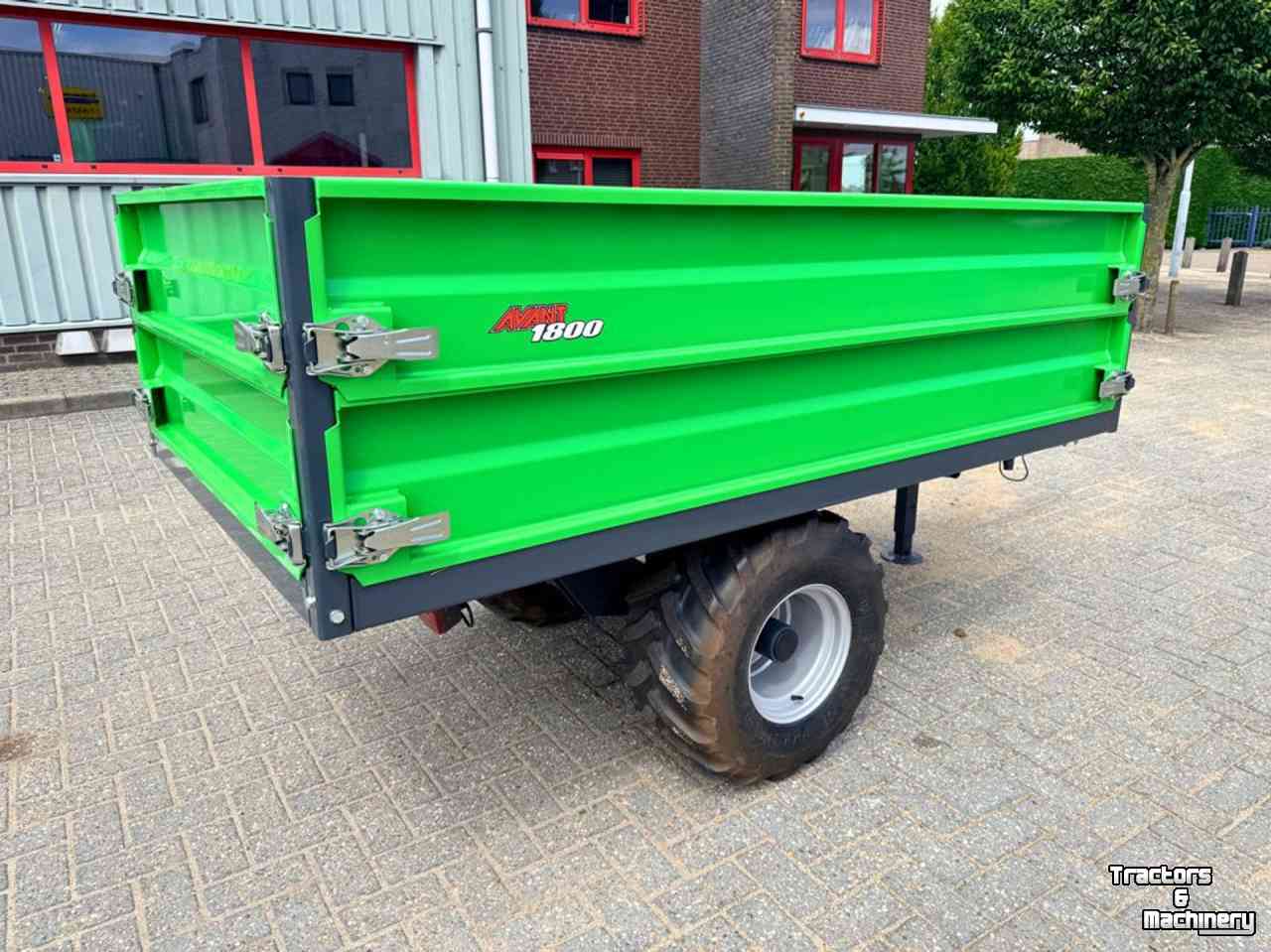 Dumptrailer Avant 1800 Hydraulische Kiepaanhangwagen