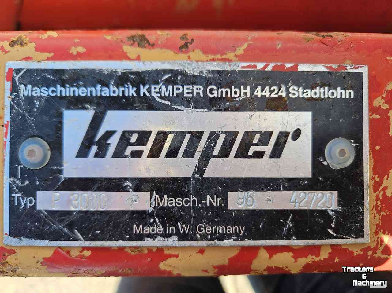 Other grassland-equipment, hay-equipment and accessories Kemper P3000