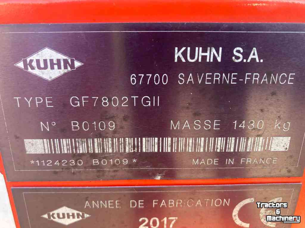 Tedder Kuhn GF 7802 T G2