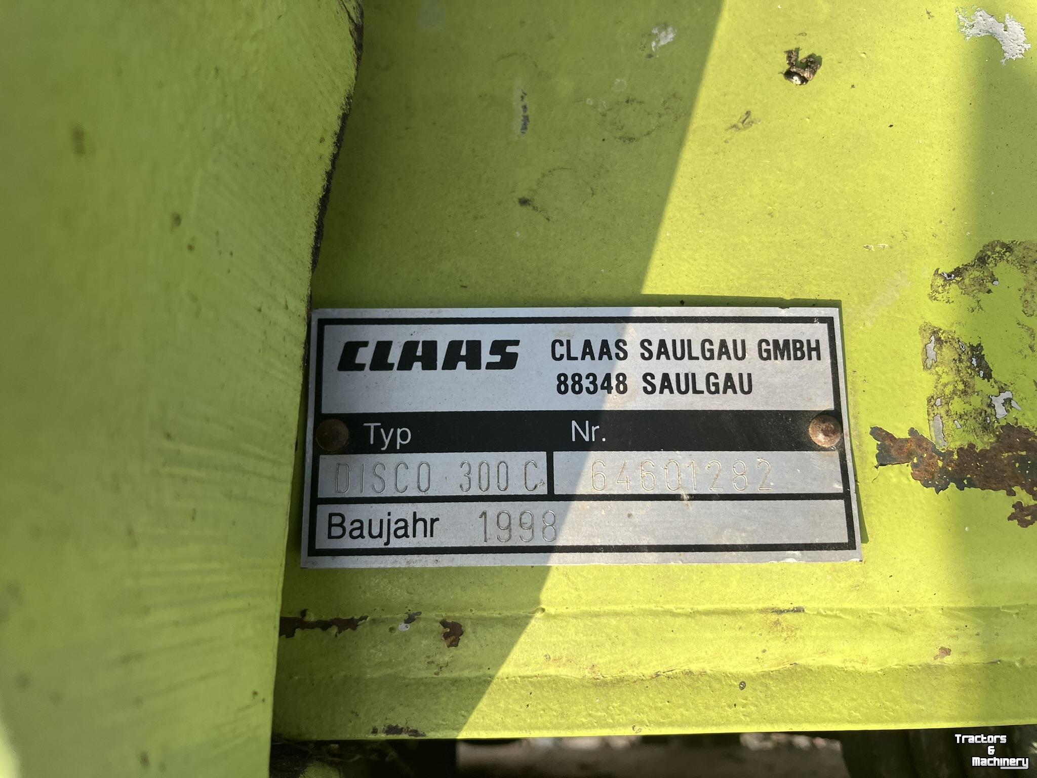 Mower Claas Disco 300 C