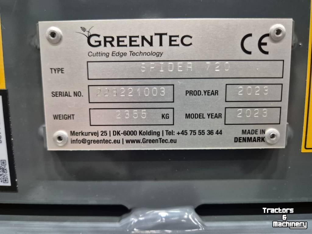 Mowing arm Greentec Spider 720 plus (front mounted)