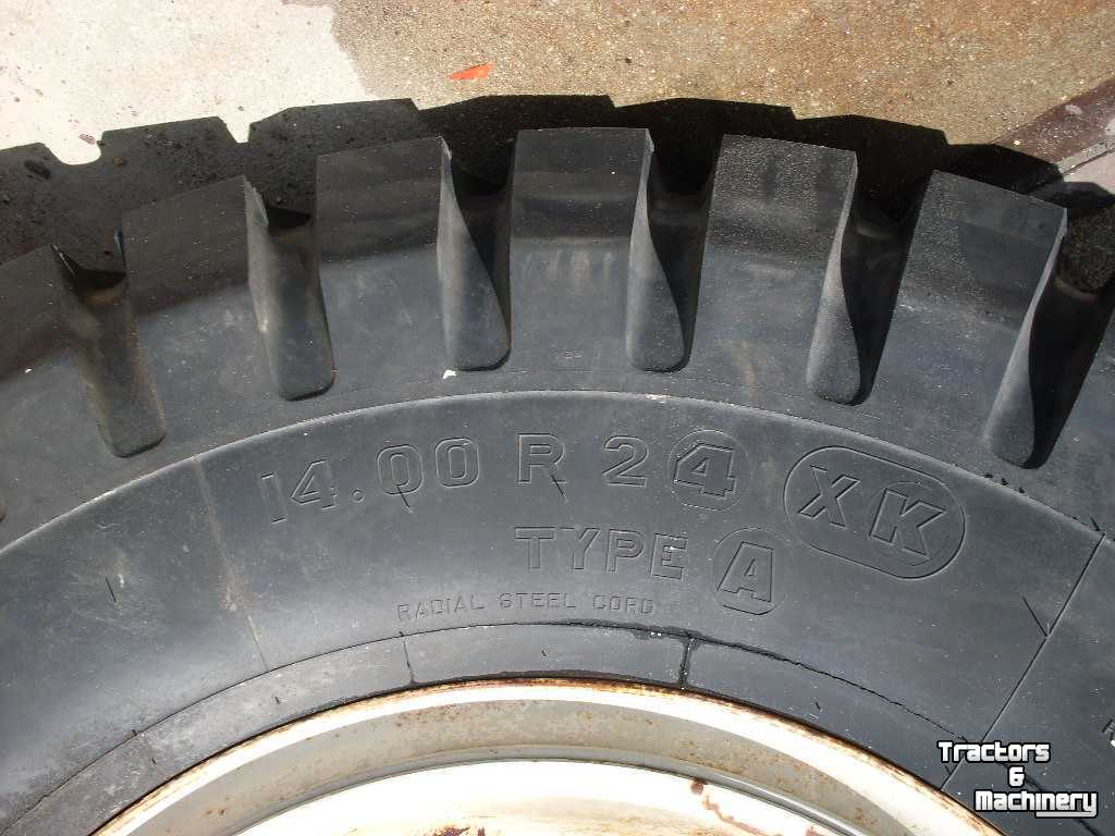 Wheels, Tyres, Rims & Dual spacers Michelin 14.00 R 24 XK  Type A