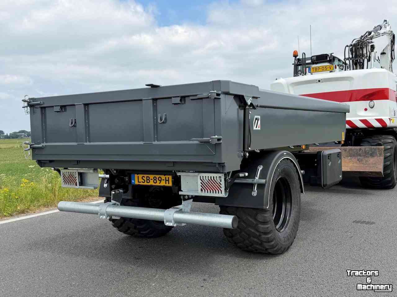 Tractor tipping boxes Midejo Midejo Bakkenwagen / Bakkenkieper achter kraan