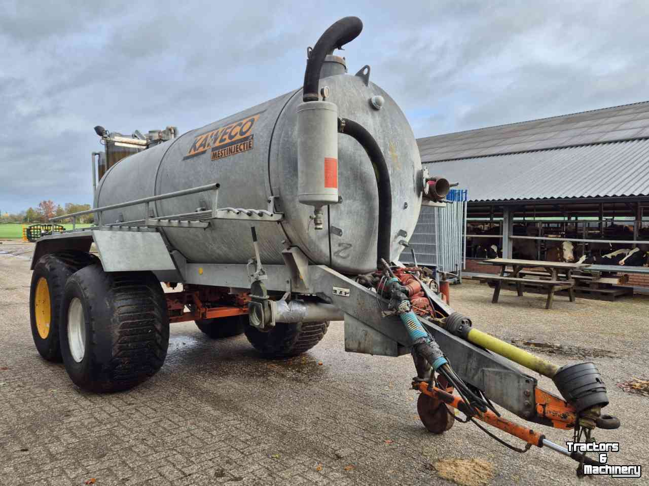 Slurry tank Kaweco Mesttank watertank 7000ltr gedwongen gestuurd