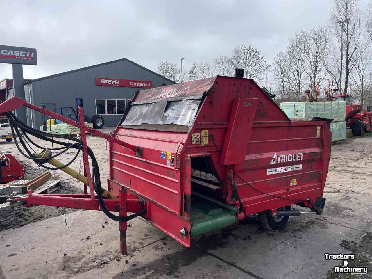 Silage-block distribution wagon Trioliet Multifeed