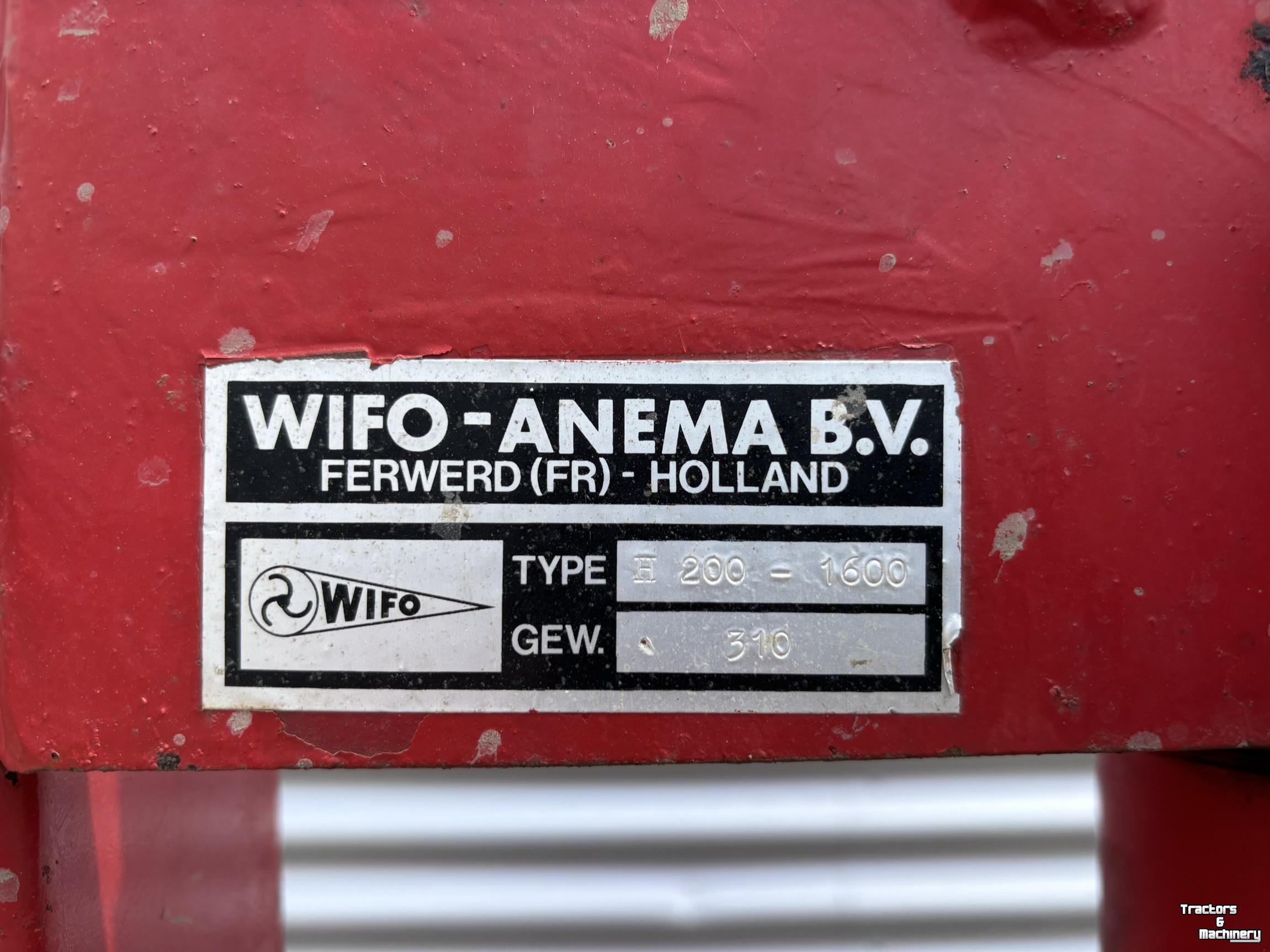 Fork lift & Fork lift truck Wifo Hefmast H200 - 1600
