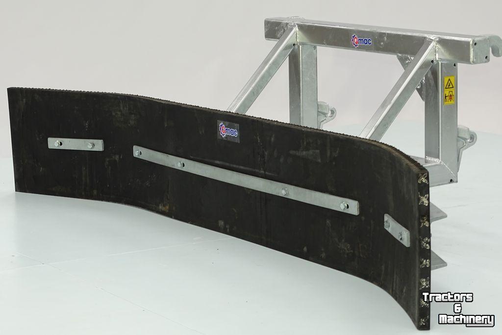 Rubber yard scraper Qmac 180 SCHUIF VAST EURO