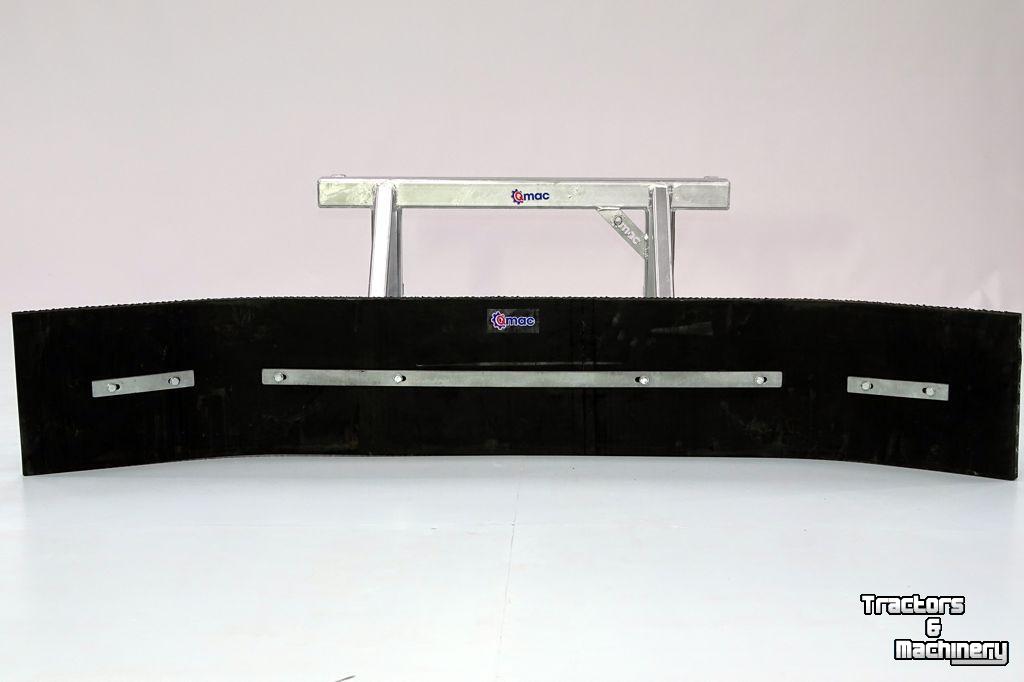 Rubber yard scraper Qmac 180 SCHUIF VAST EURO