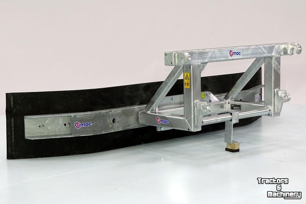 Rubber yard scraper Qmac 180 SCHUIF VAST EURO