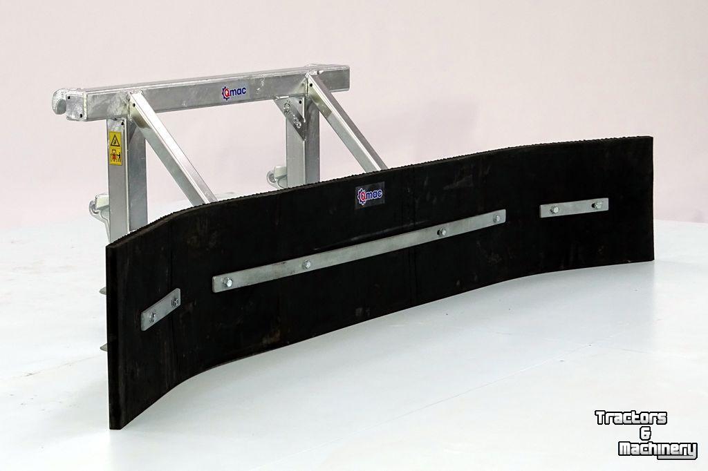 Rubber yard scraper Qmac 180 SCHUIF VAST EURO