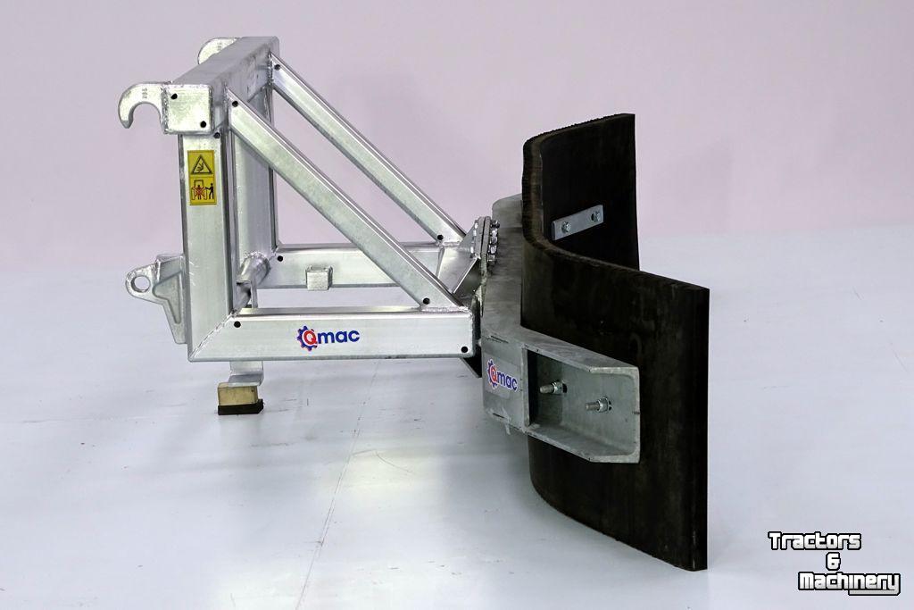 Rubber yard scraper Qmac 180 SCHUIF VAST EURO