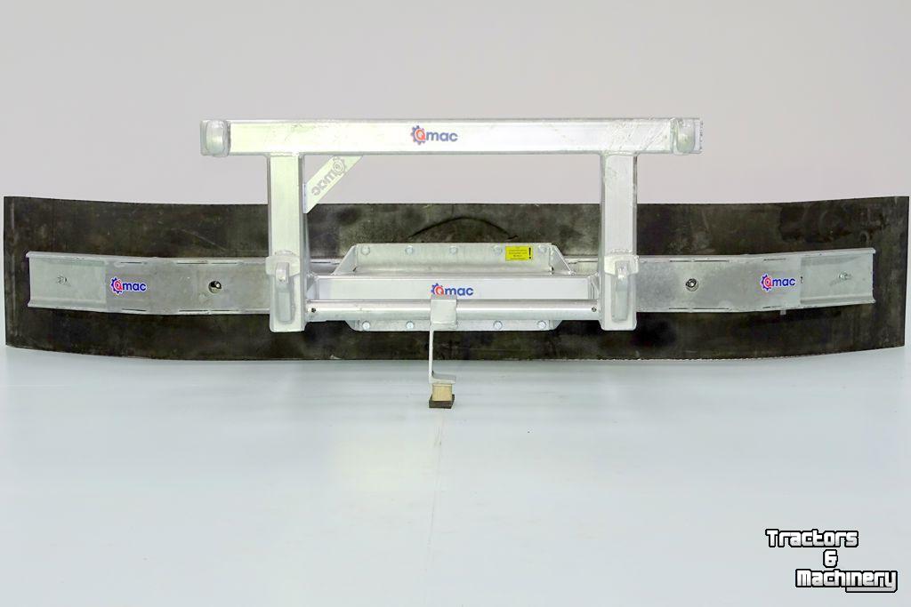Rubber yard scraper Qmac 180 SCHUIF VAST EURO