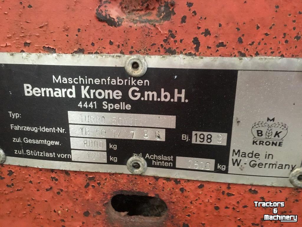 Other harvesters and accessories Krone met losband turbo 5000