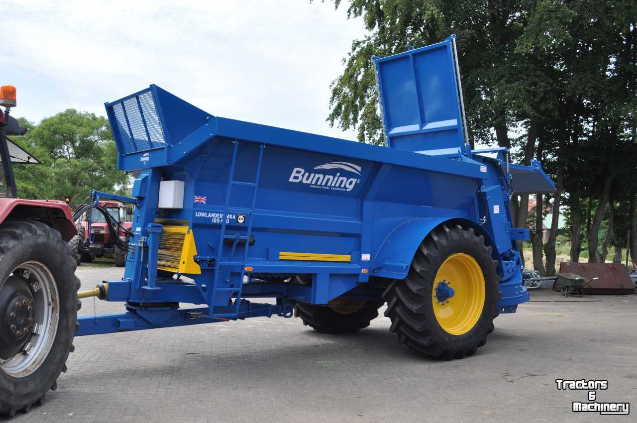 Manure spreader Bunning 105 HBD Breedstrooier