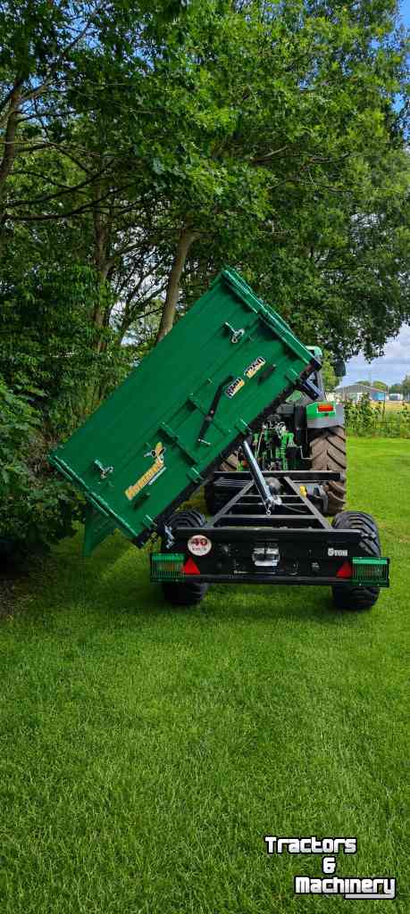 Dumptrailer  Hummel 5,0 tons driezijdige kipper