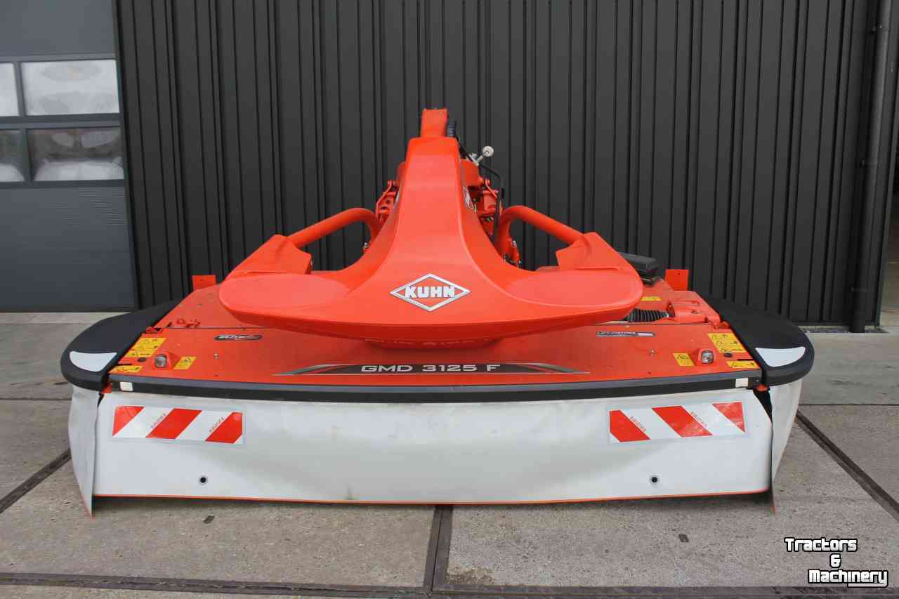 Mower Kuhn GMD3125F-FF front schijvenmaaier frontmaaier snelwissel op de messen