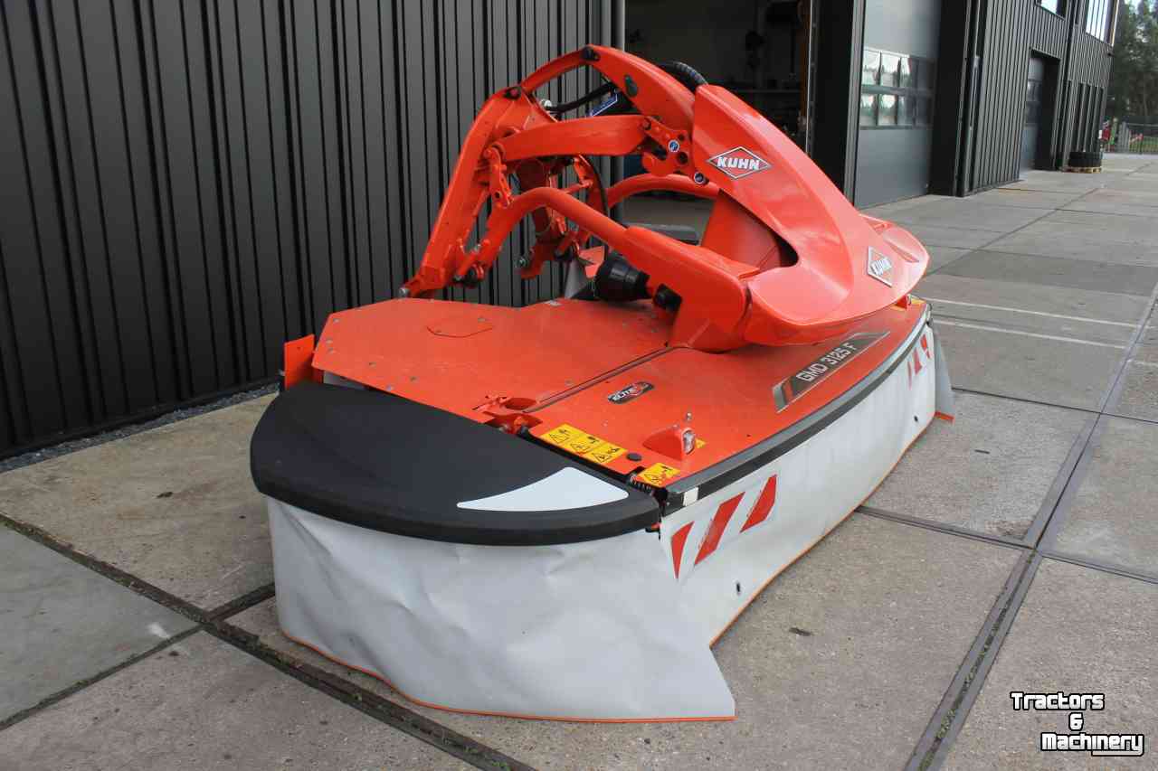 Mower Kuhn GMD3125F-FF front schijvenmaaier frontmaaier snelwissel op de messen
