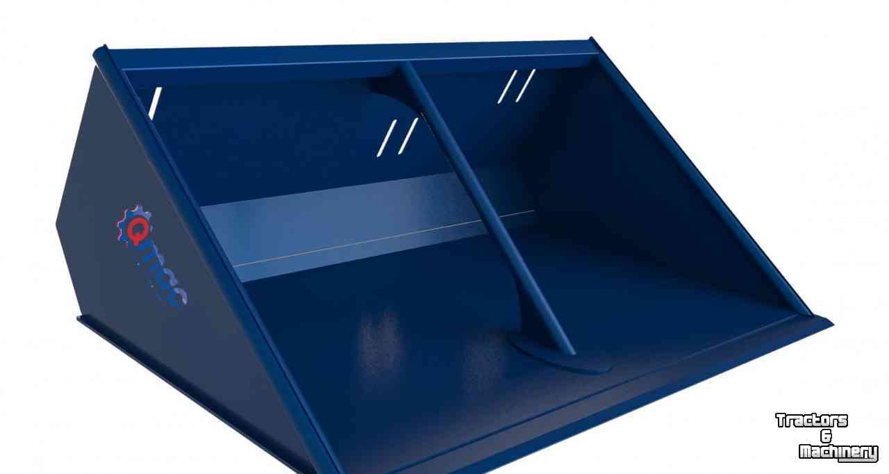 Loading buckets Qmac Aardappel laadbak / opschepbak 2.40 Euro-aansluiting