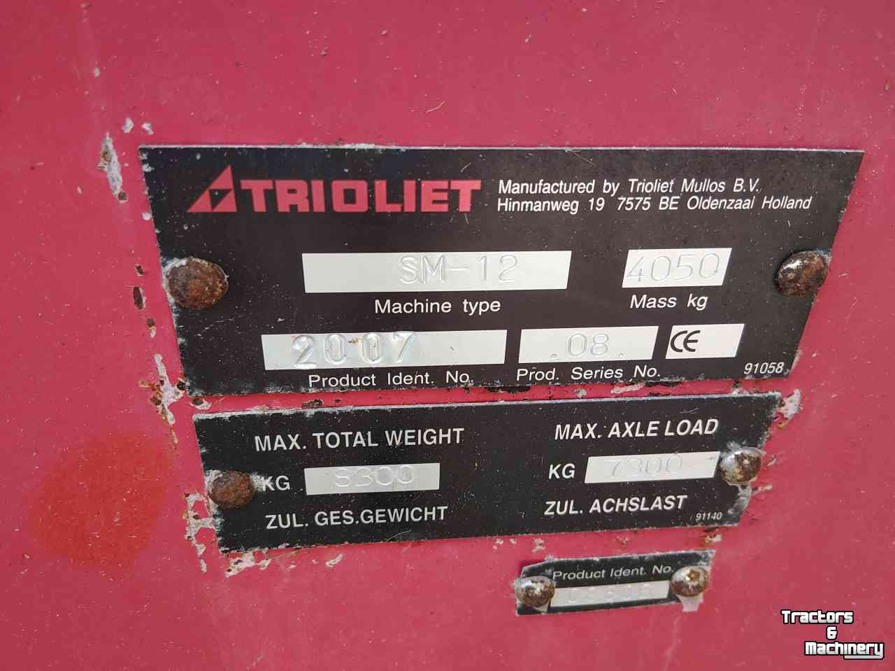 Feed mixer Trioliet Solomix 1-1200 Voermengwagen