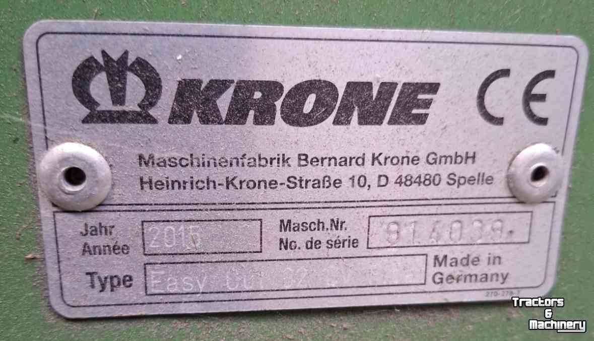 Mower Krone Easycut 32 CV Float